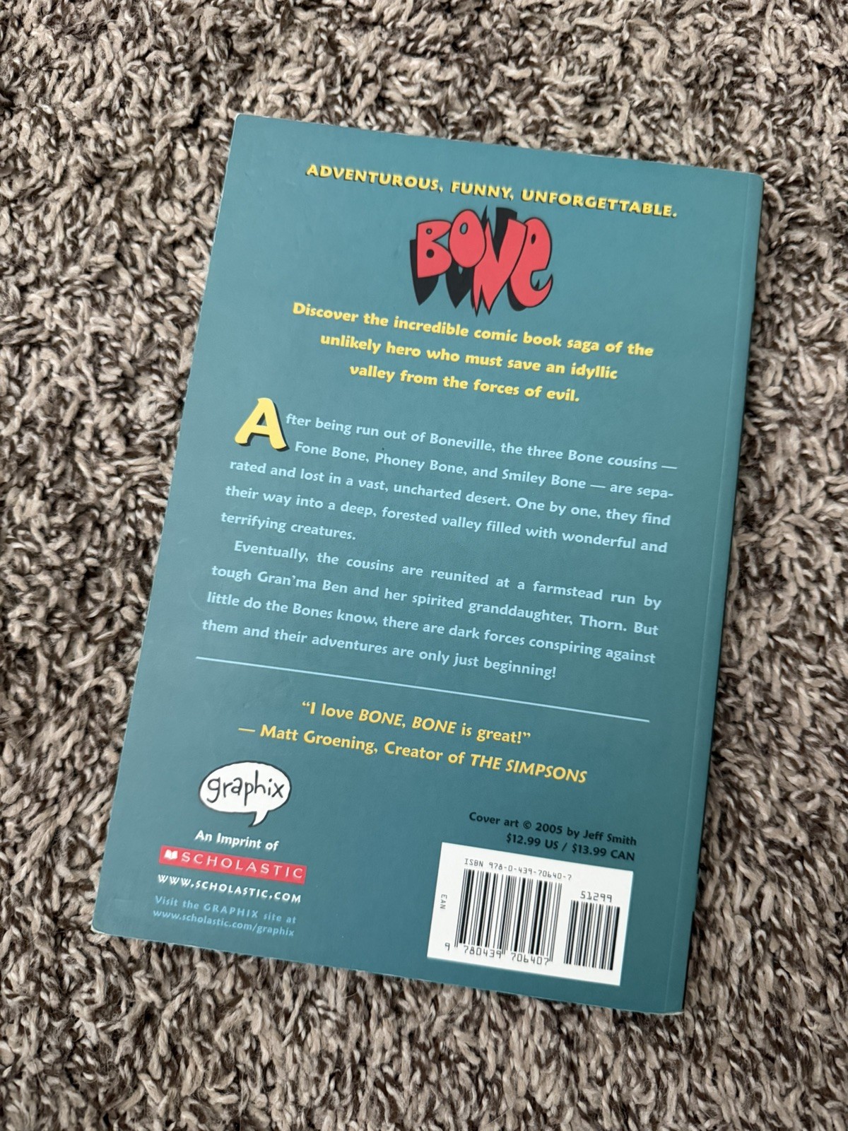Out from Boneville: A Graphic Novel; BONE 2005 Jeff Smith VGC