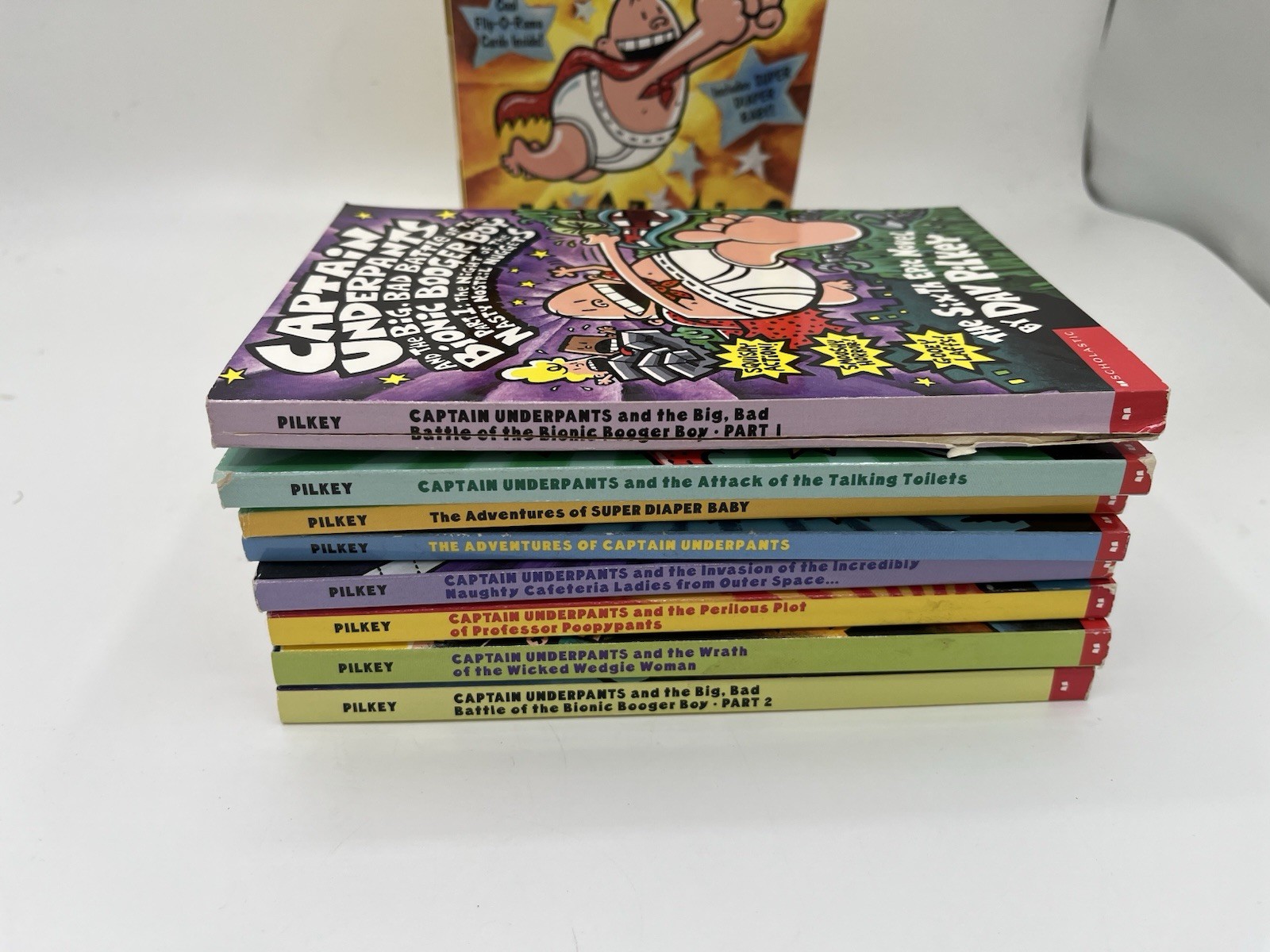The Ultimate Captain Underpants Collection 8 Books Box Set Dave Pilkey PB