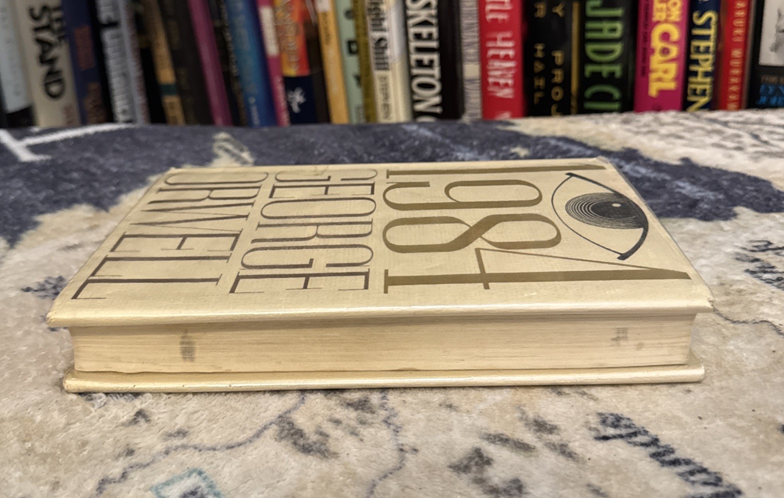 1984 by George Orwell (1977 Hardcover) RARE Harcourt Brace HBJ, POOR COND.