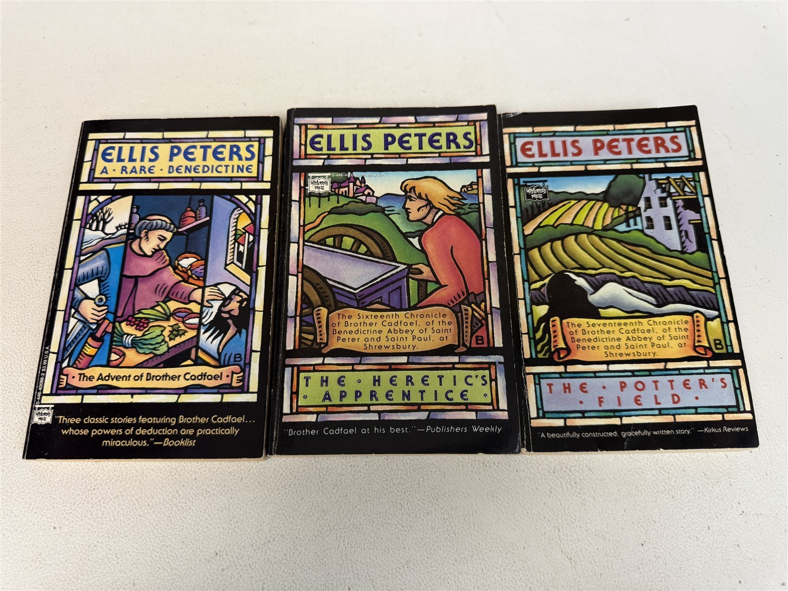 Ellis Peters Lot Complete Set All 21 BROTHER CADFAEL Mystery Paperbacks
