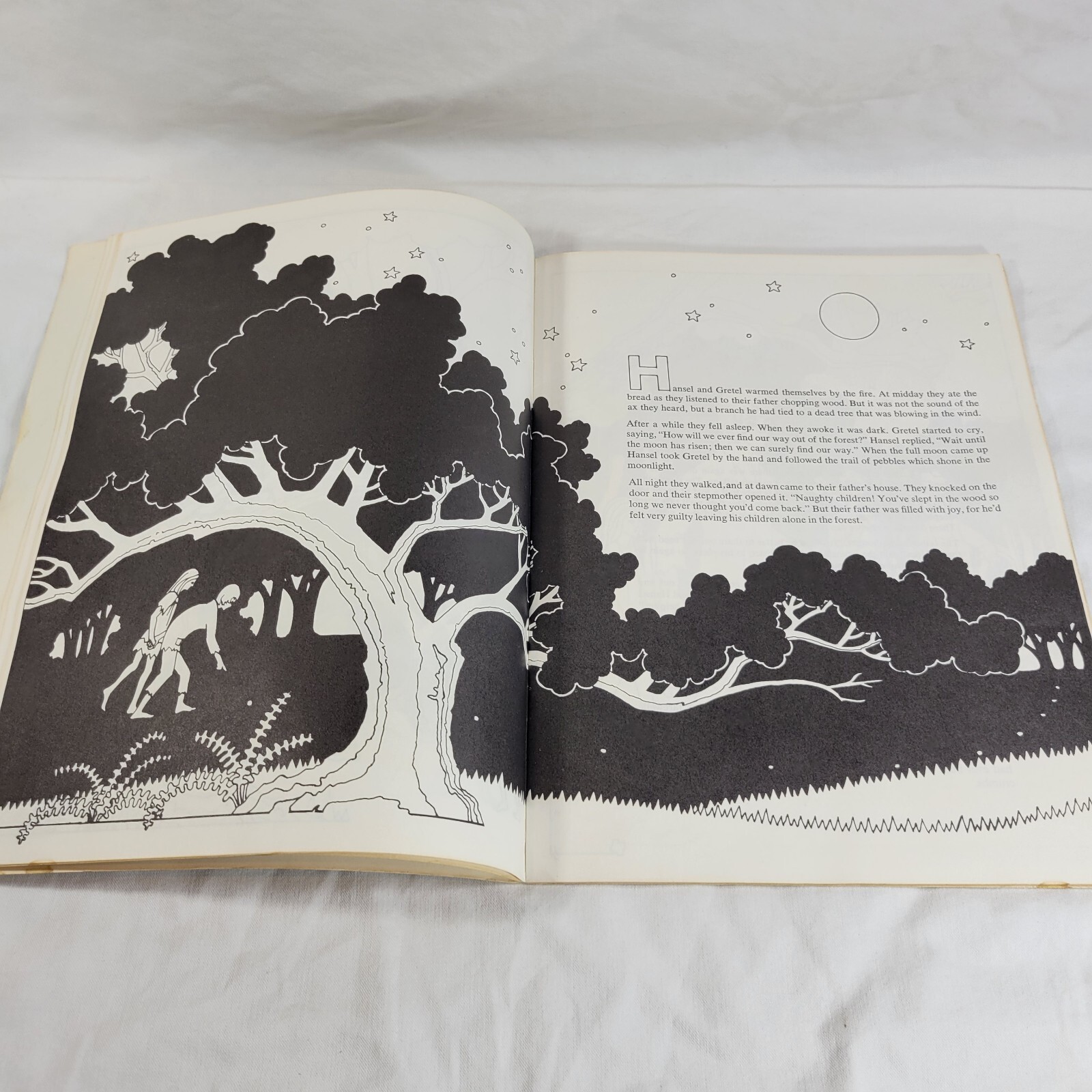 Vintage 1982 Hansel & Gretel Story – To – Color Book Caren Caraway Vintage