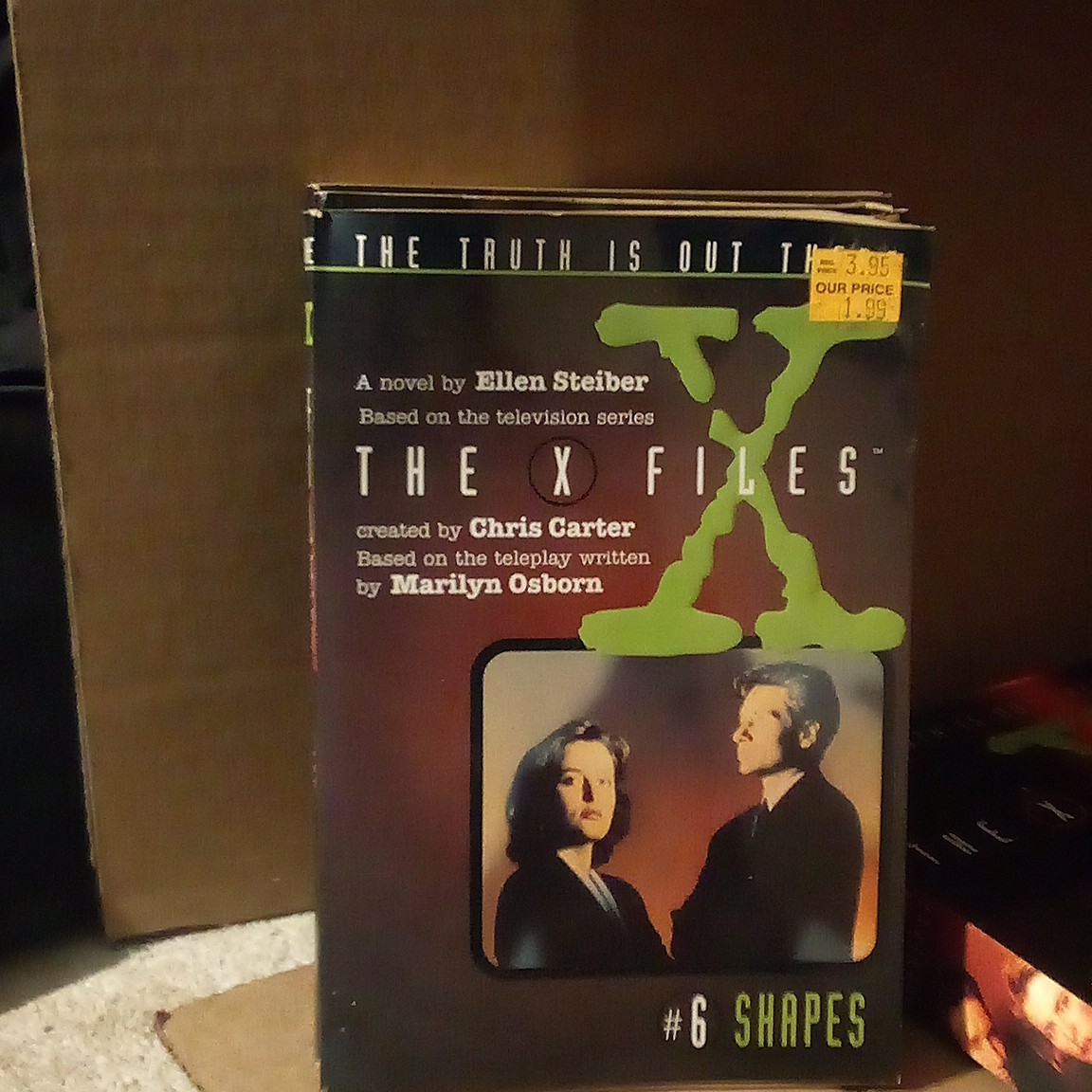 The X-Files HarperPrism Paperback Novel Lot 6: #1,3,4,5,6,7 (1990s)