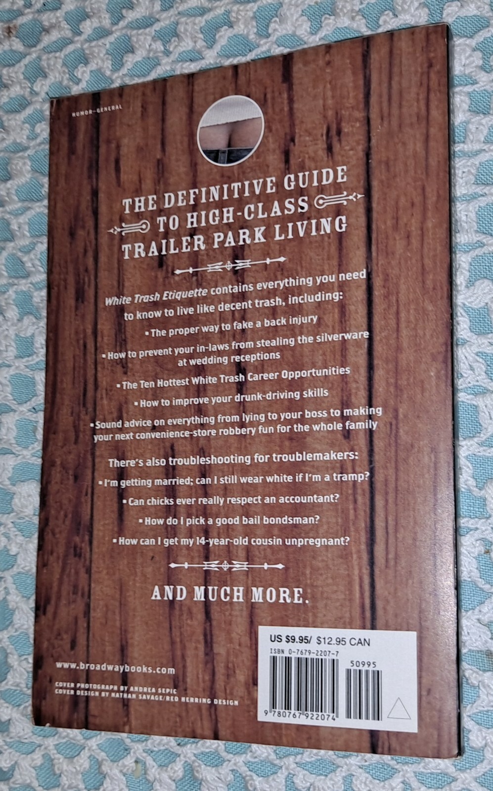 White Trash Etiquette by Dr. Verne Edstrom, 1st Edition, PB, 175 pages