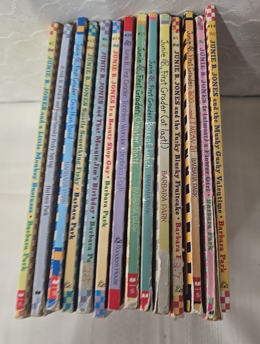 Lot Of 14 JUNIE B JONES Chapter Books By Barbara Park Ages 6-9
