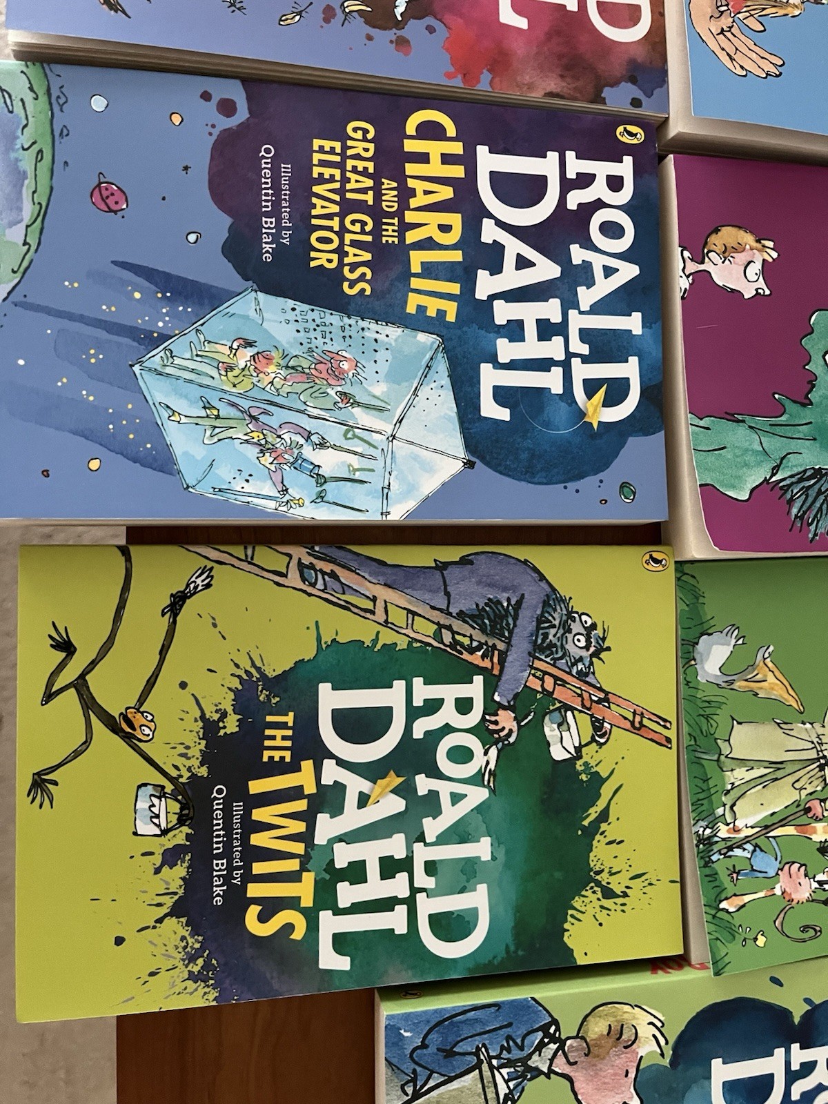 Roald Dahl Collection Lot of 14 PB Book Set PUFFIN EUC