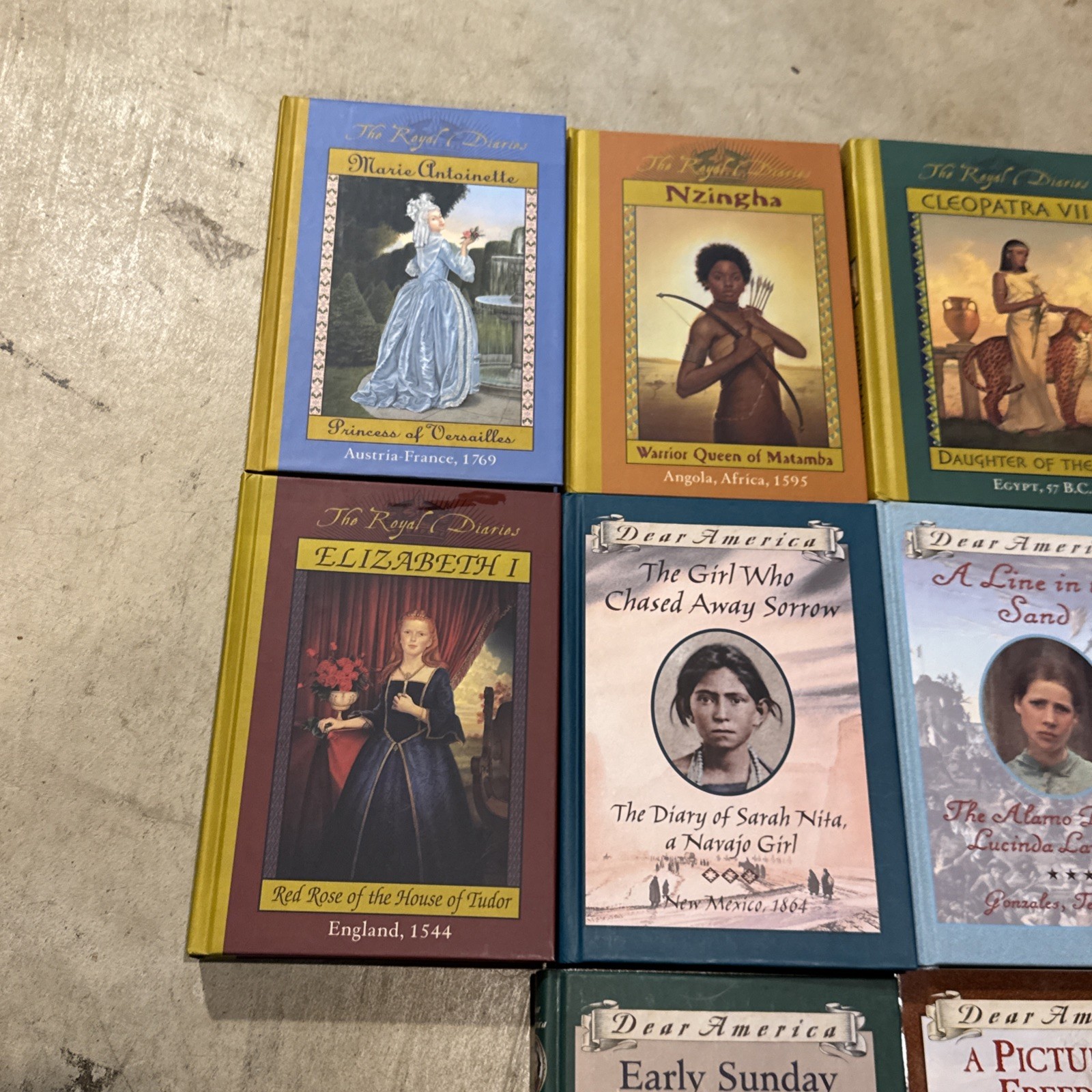Dear America & Royal Diaries Book Lot (10) ~ 9 HC 1PB~ CHILDREN’S HISTORY