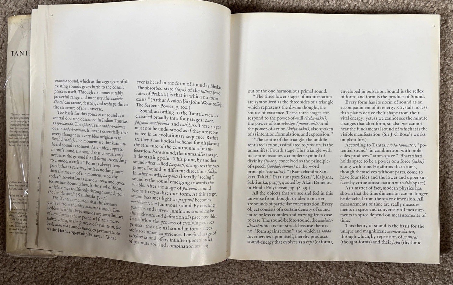 Tantra Art by Ajit Mookerjee HC/DJ 1971/1972