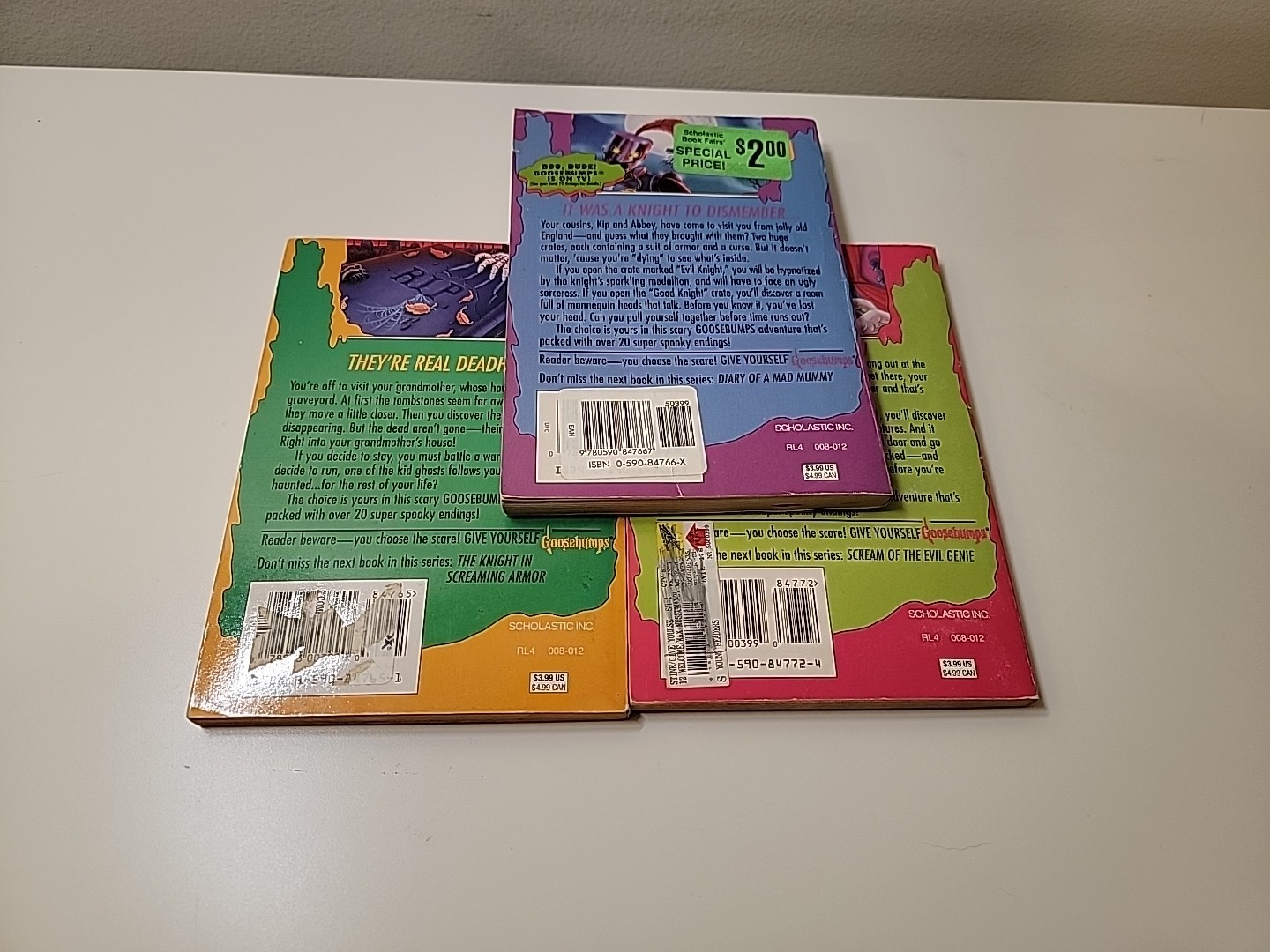 GIVE YOURSELF GOOSEBUMPS 26 books R.L. Stine Scholastic 1990s-2000s