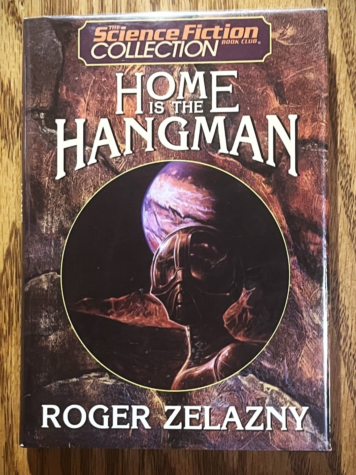 Roger Zelazny Home Is the Hangman SFBC HC DJ signed by Eggleton
