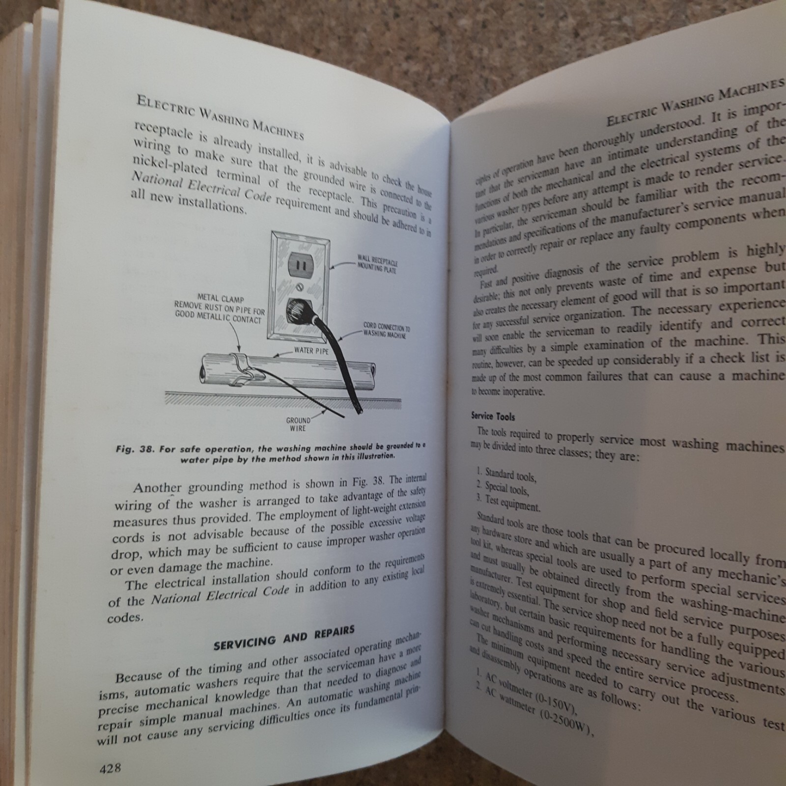 1975 Audel Home Appliance Servicing by Edwin P Anderson 3rd Edition 2nd Printing