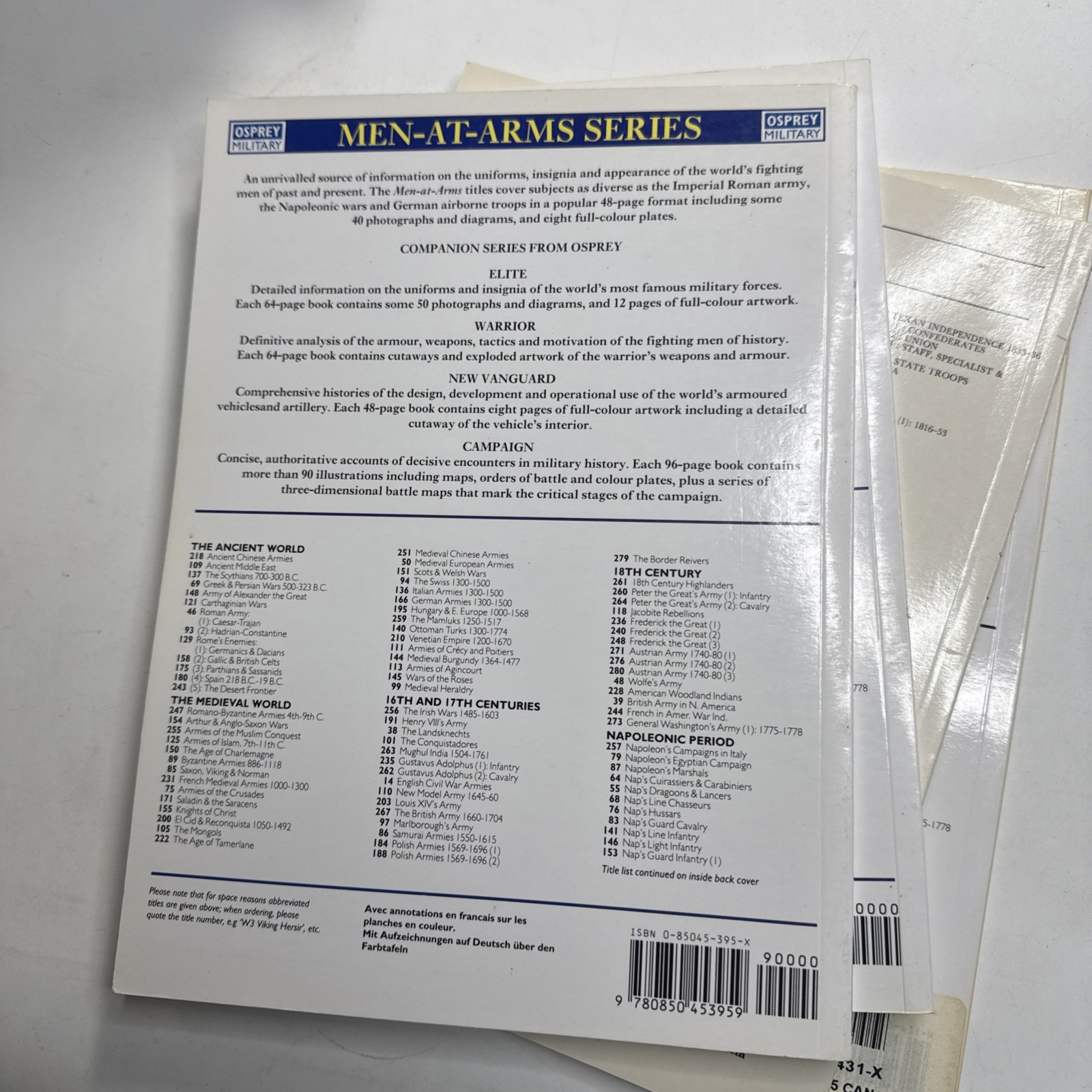 Osprey Military Men-At-Arms Series Lot 114, 119, 122, 125 Islam Armies, Napoleon
