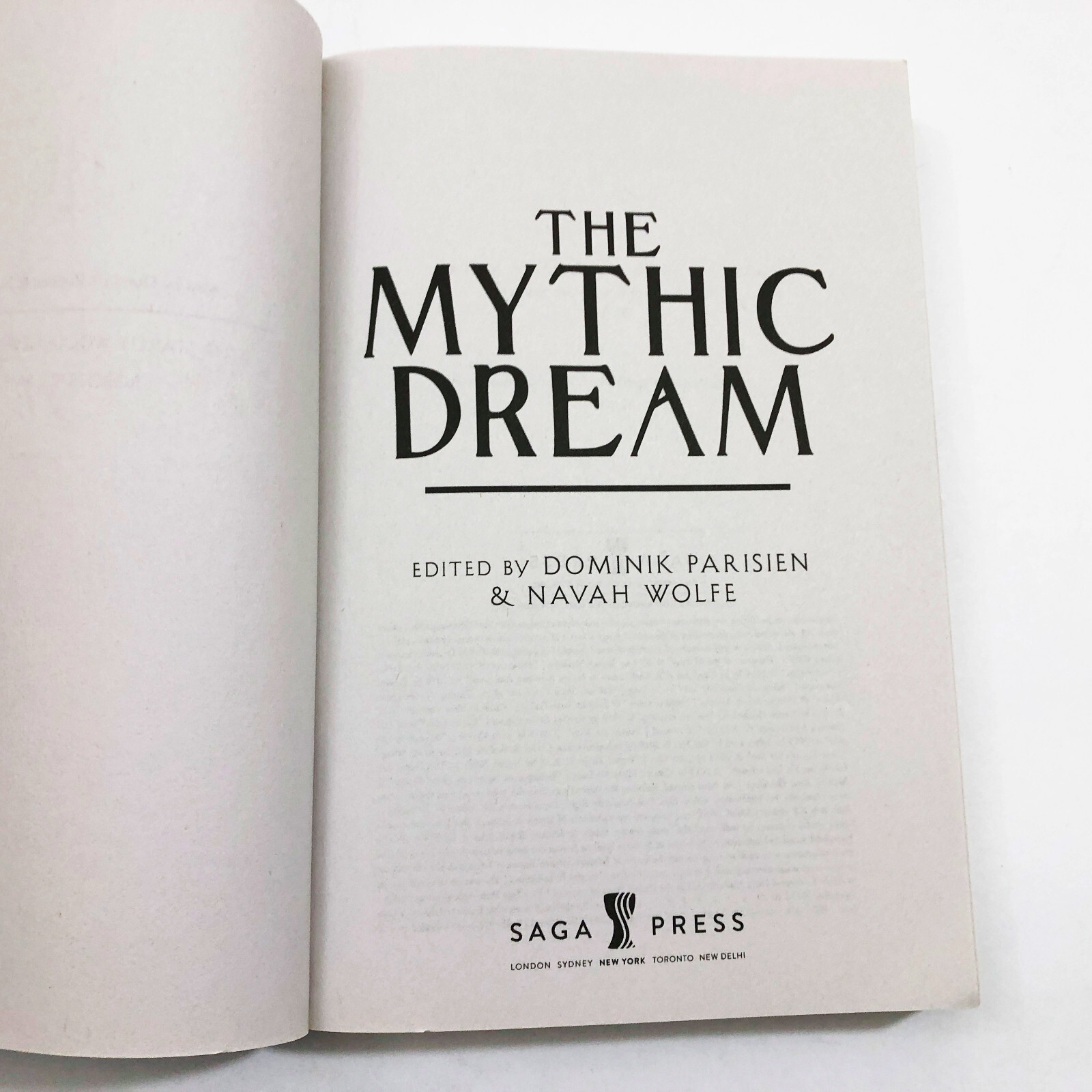 The Mythic Dream Edited by D. Parisien & N Wolfe PB 348 pages 2019