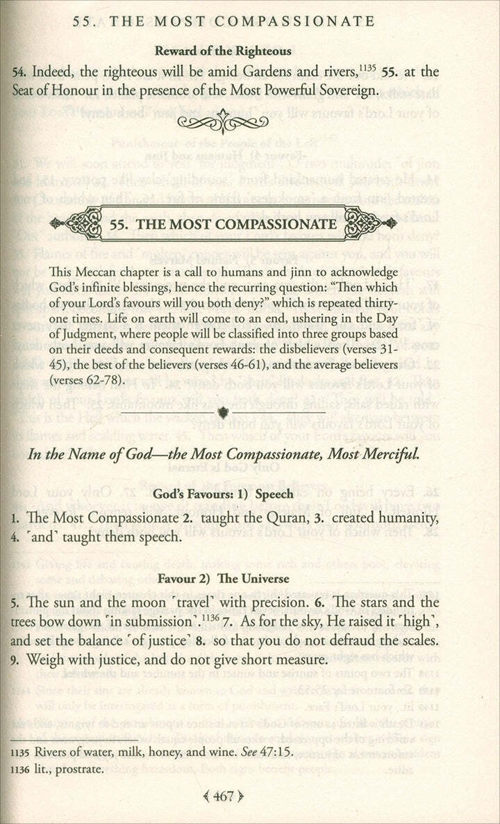 The Clear Quran English Only |Hardcover (8.7″ x 5.7″)