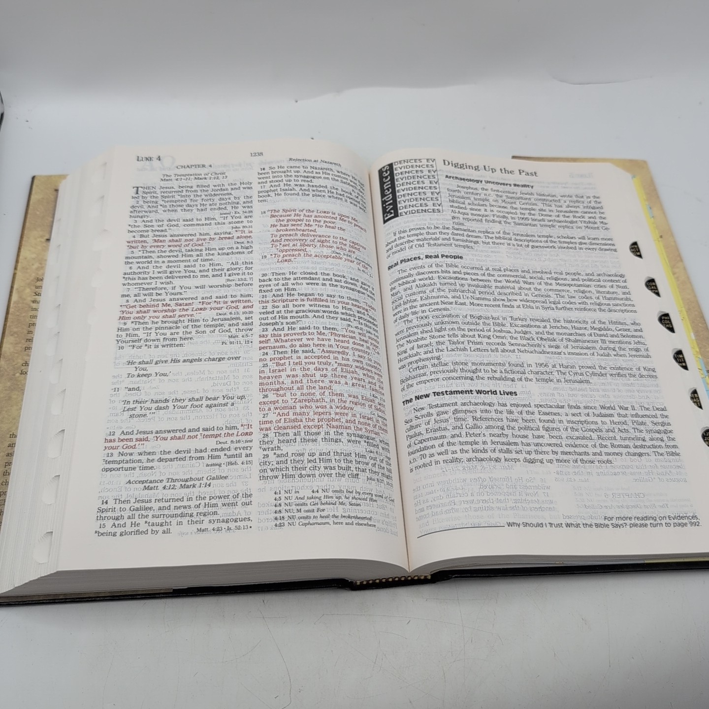 New King James Version Indexed Prophecy Study Hardcover by Thomas Nelson