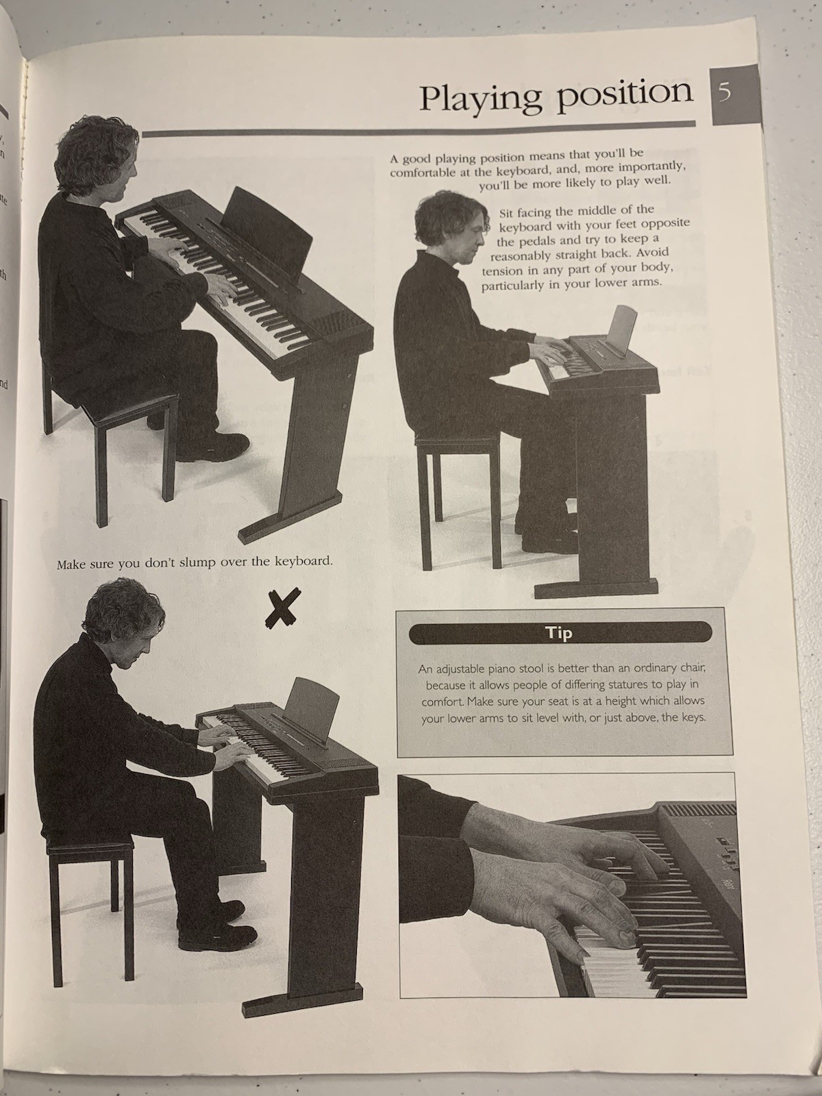 Absolute Beginners Keyboard Book w/ SEALED DVD 2002 Amsco