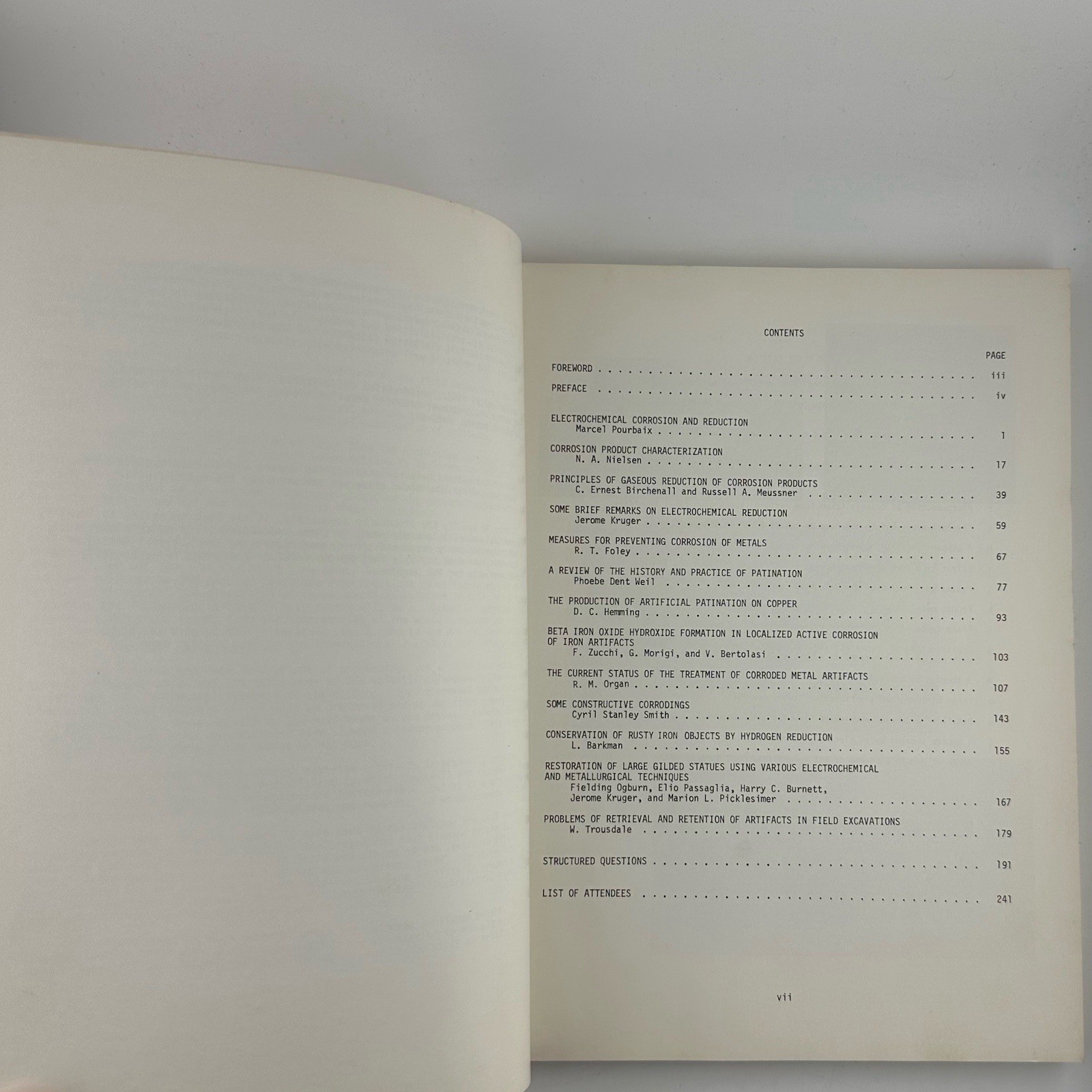 Corrosion and Metal Artifacts A Dialogue Between Conservators NBS Special 479 PB