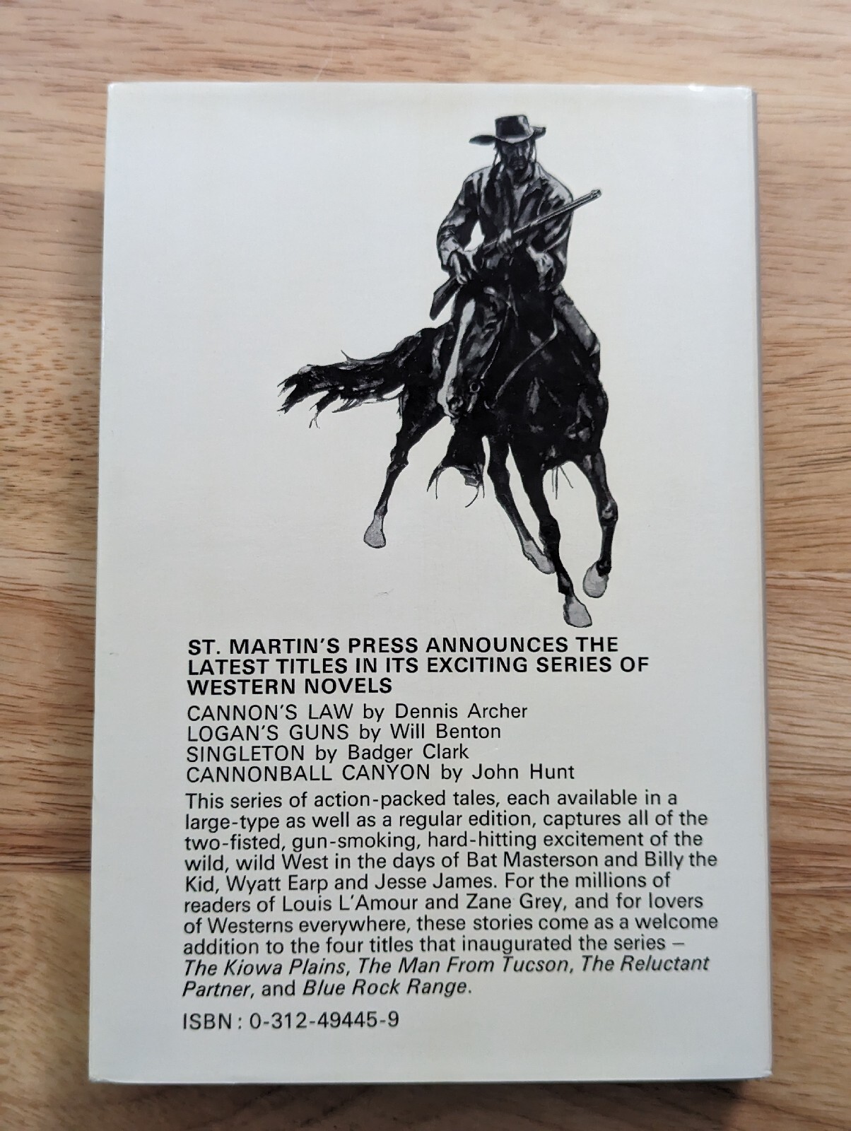 Logan’s Guns By Will Benton Hardback with Dust Jacket 1978 VG+