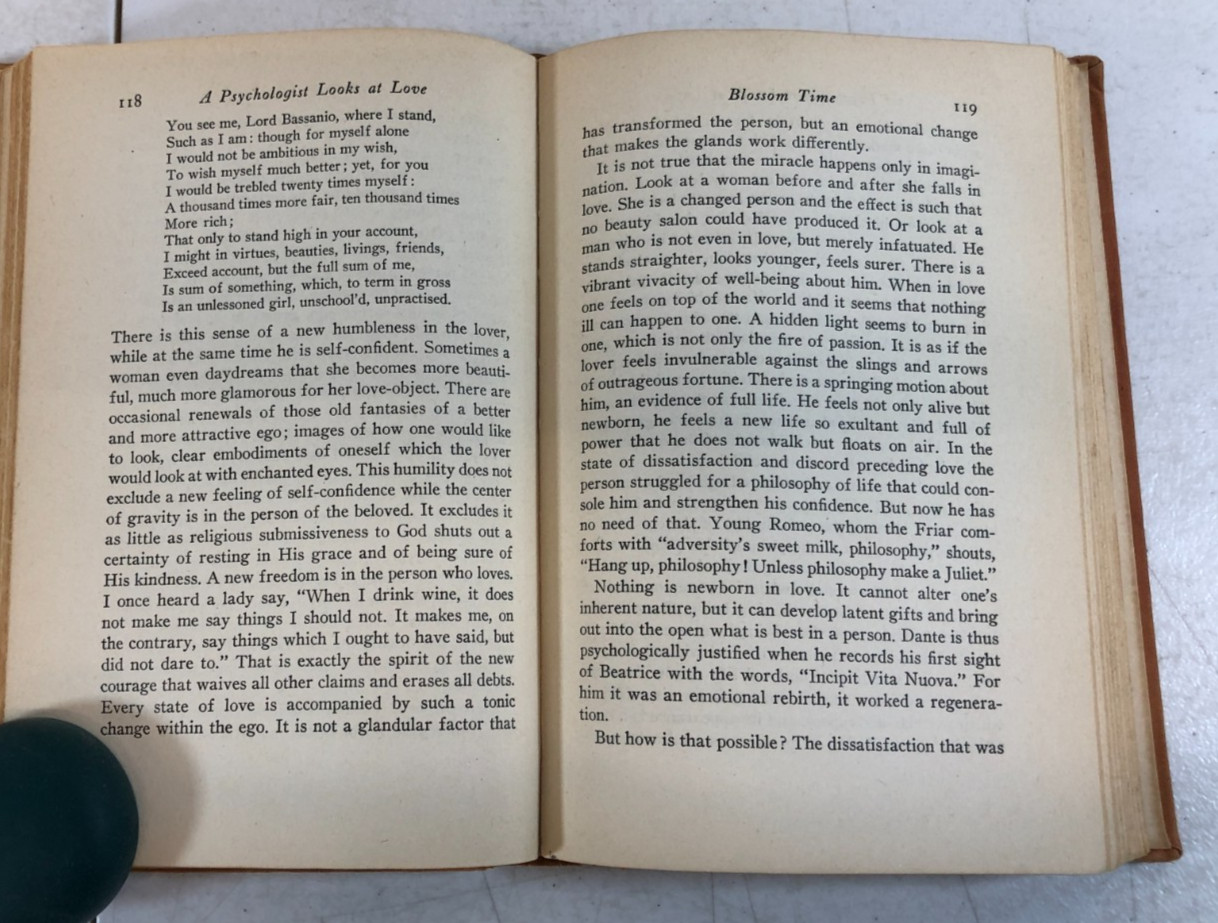 A Psychologist looks at Love, Reik, 1944, E-119