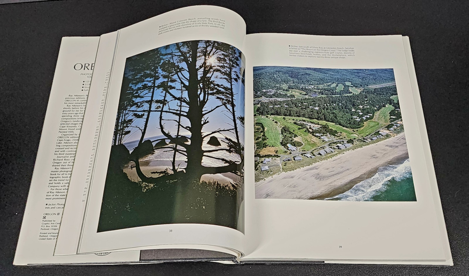 Oregon III Ray Atkeson HC DJ 1987 Landscape Photography Oregon Book