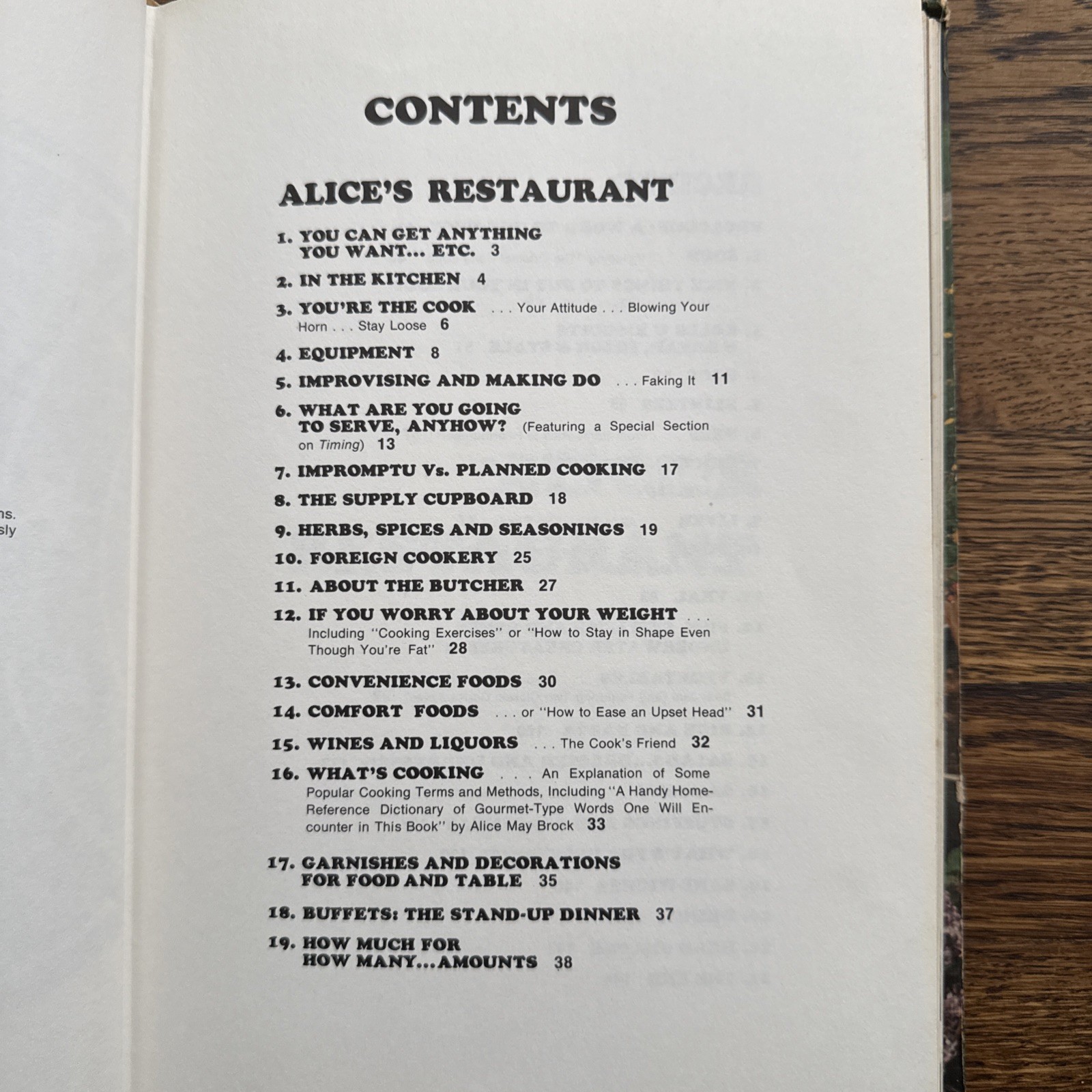 Alice’s Restaurant Cookbook Vintage 1st Edition Hardcover~ Alice May Brock~1969