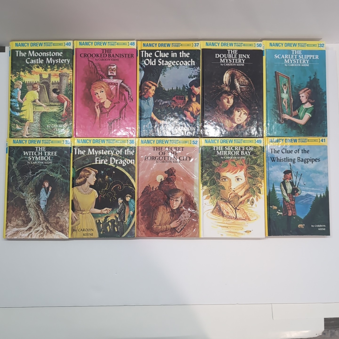 Lot of Nancy Drew Flashlight Series Books Carolyn Keene HARDCOVERS Lot Of 22 G+