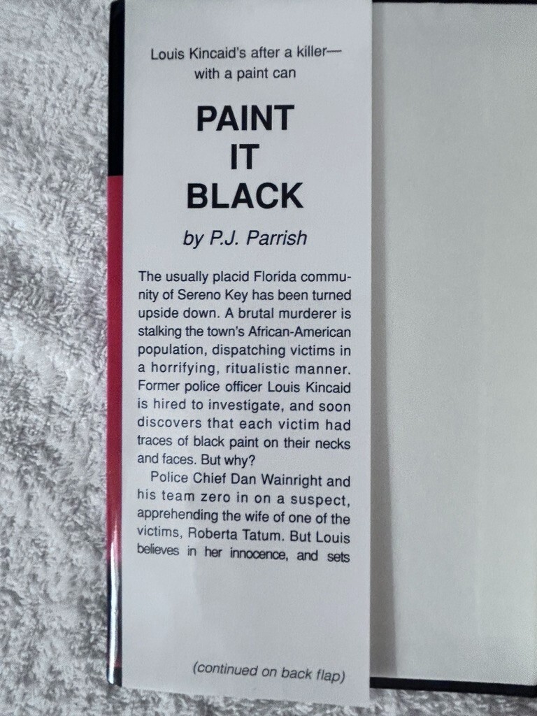 P.J. Parrish, Louis Kincaid Series: Paint It Black; An Unquiet Grave