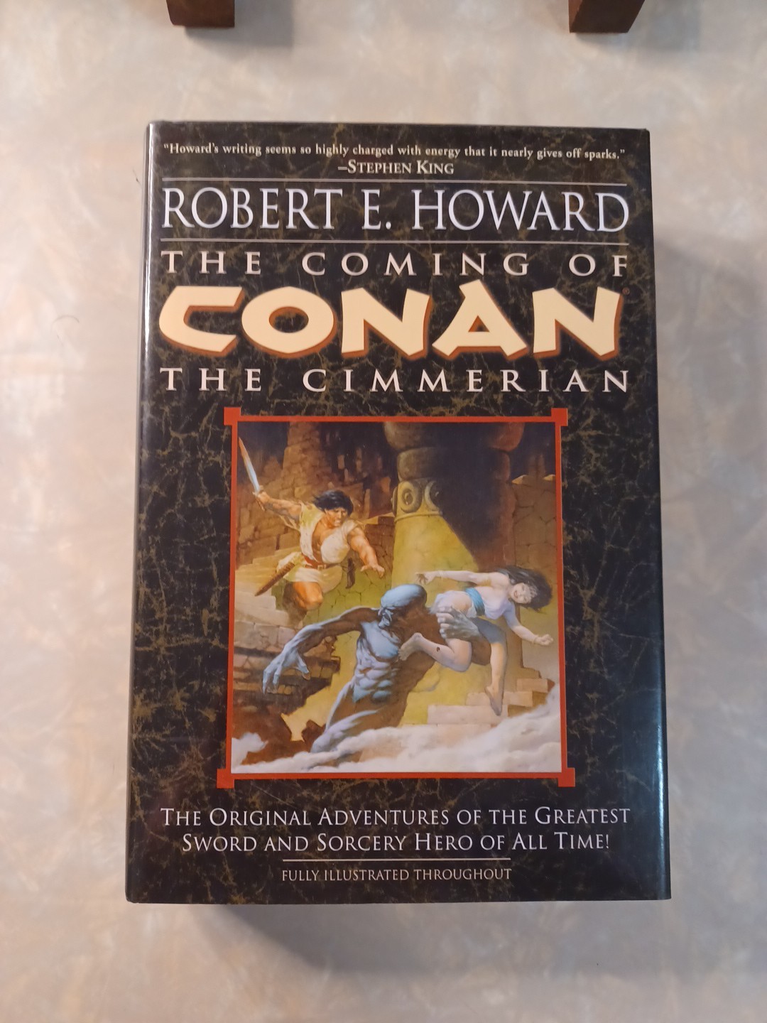 Dustjacket ERROR Copy of The Coming of Conan The Cimmerian by Robert E Howard