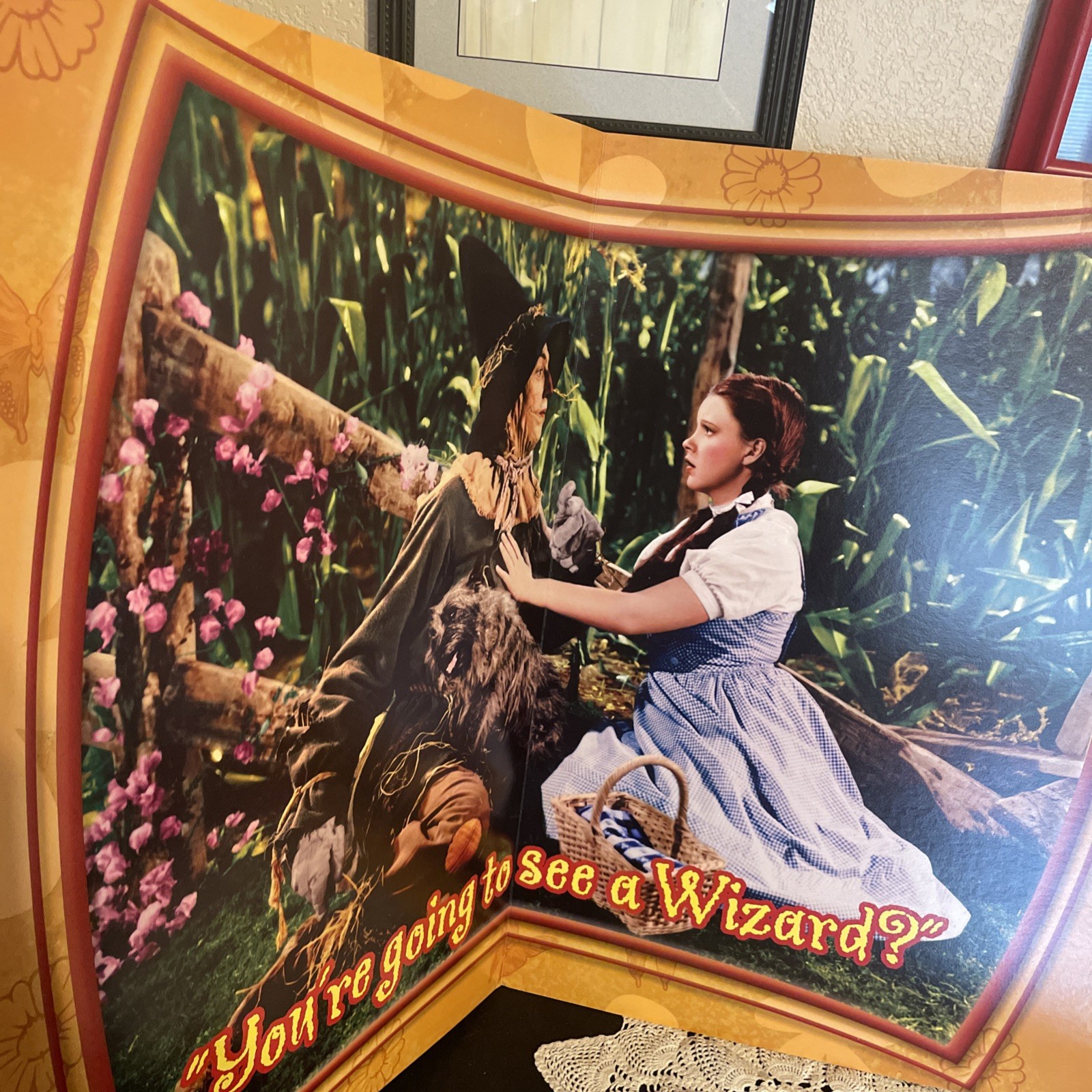 Huge 23”x16” The WIZARD OF OZ By L. Frank Baum Oversized Picture Book VG 2000 ✨