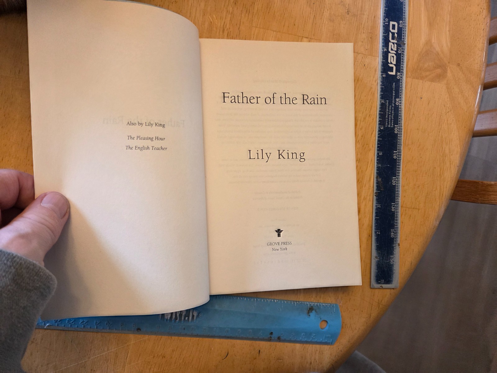 Father of the Rain : A Novel by Lily King (2011, Trade Paperback)