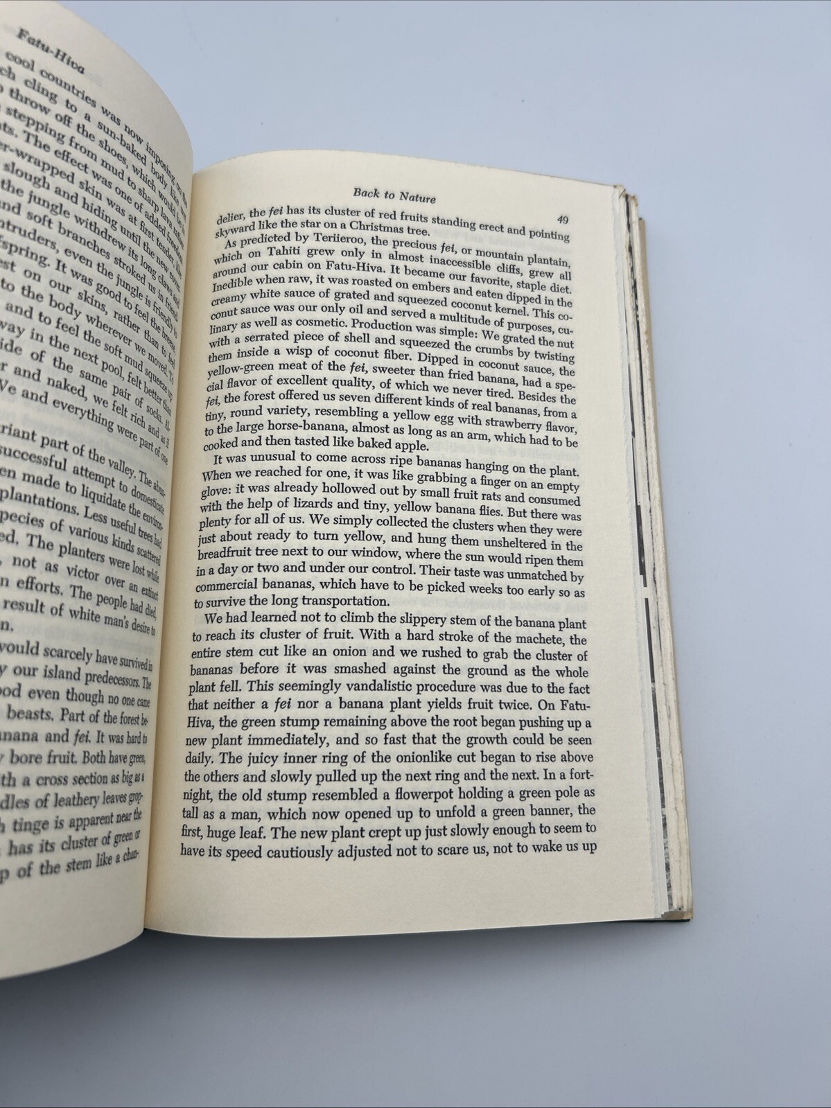 Fatu-Hiva: Back to Nature Illustrated Hardcover Book by Thor Heyerdahl 1974