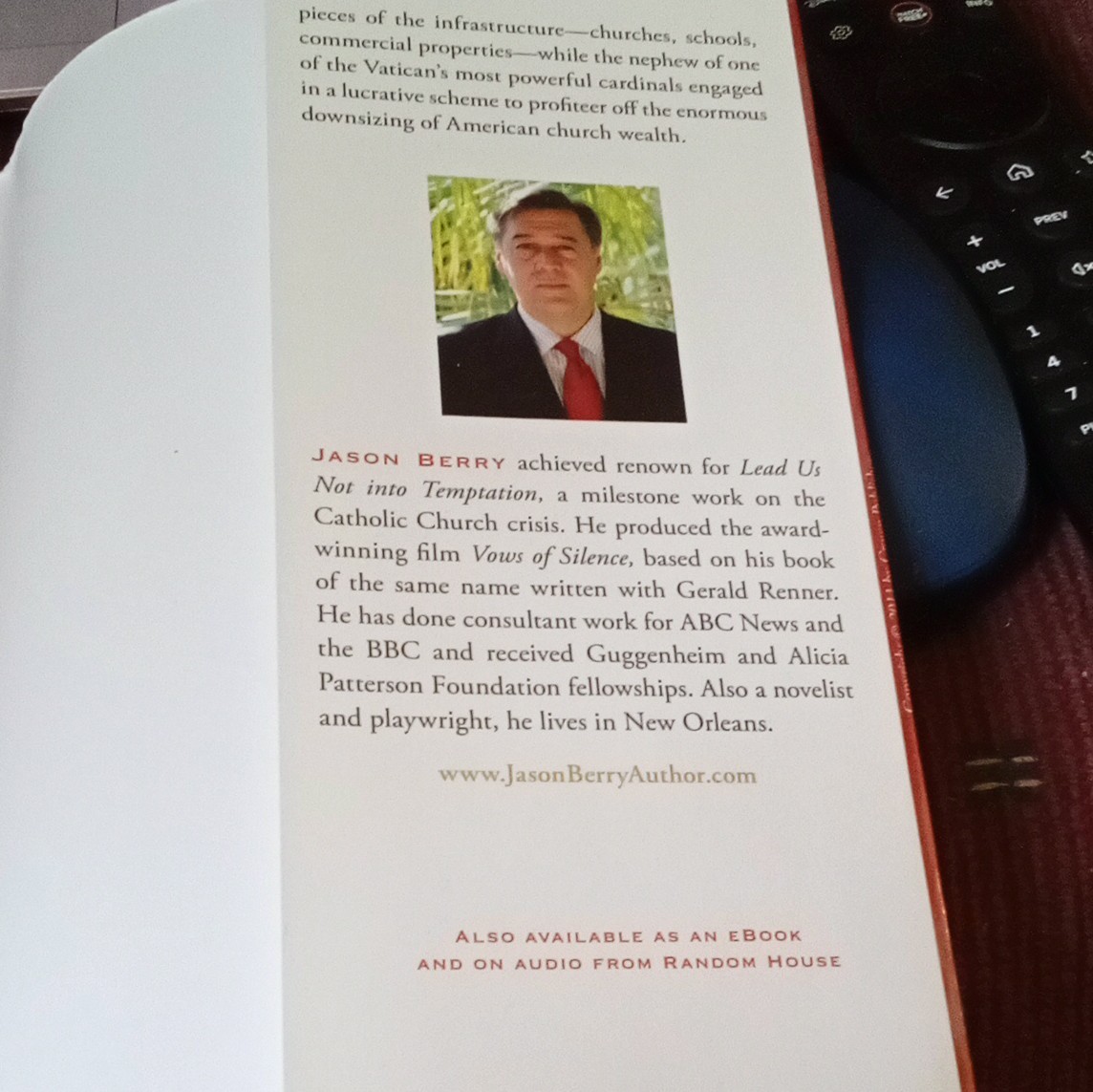 Jason Berry Render Unto Rome 2011 Crown/Archetype HC Dust Jacket 1st Ed.