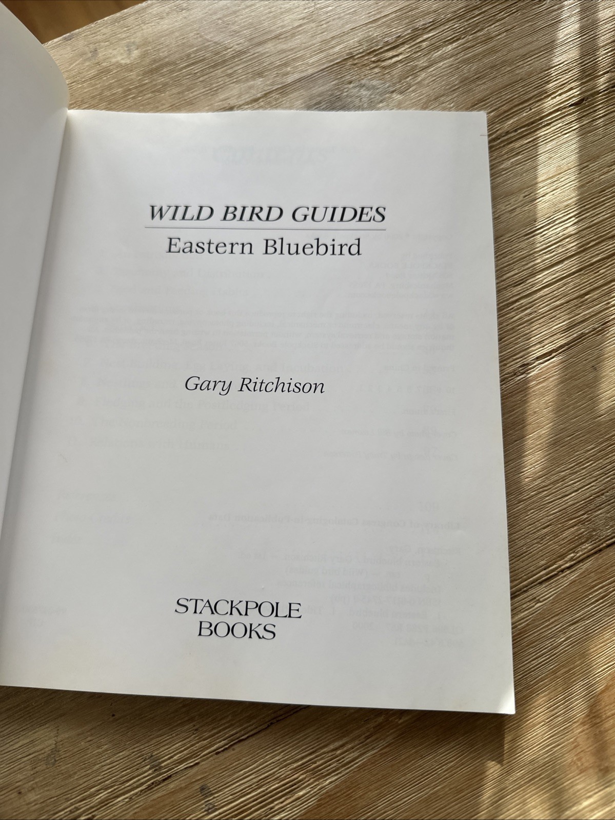Wild Bird Guide: Eastern Bluebird (Wild Bird Guides) by Ritchison, Gary Book