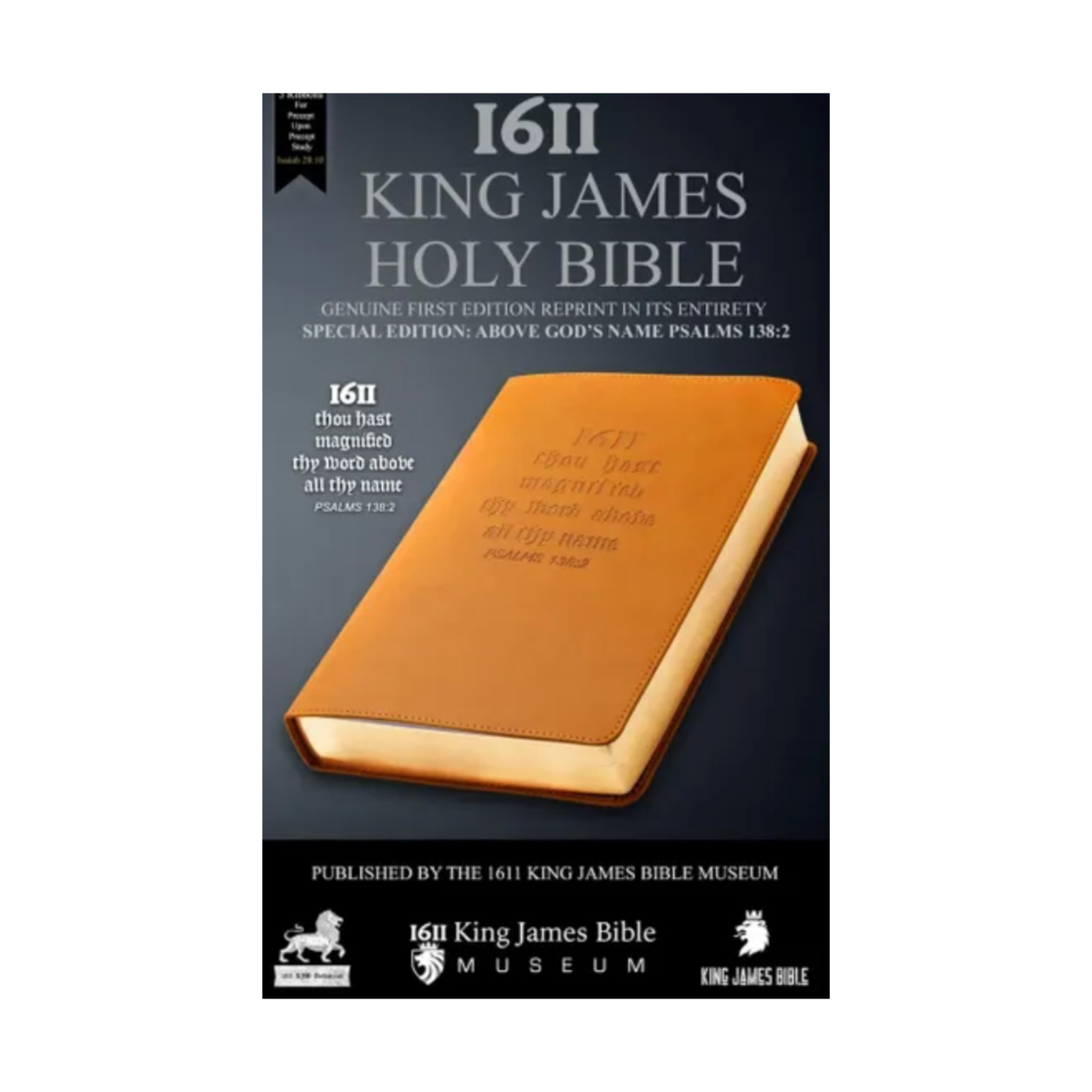 Above God’s Name Edition: 1611 King James Bible, 1st Edition, Authorized Version