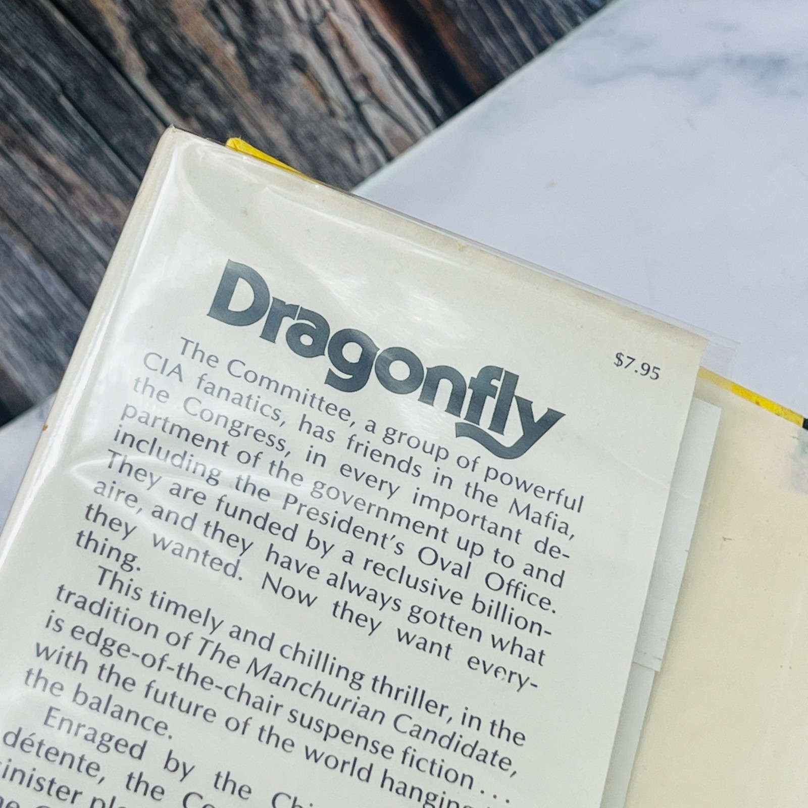 Dragonfly — K.R. Dwyer (Dean R. Koontz) 1975 First Edition Hardcover DJ Mystery