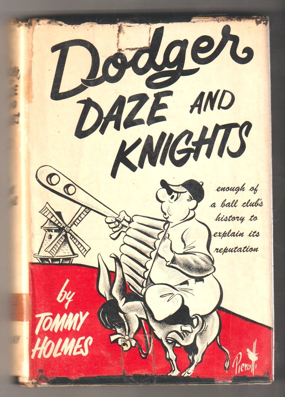 1953 Book „Dodger Daze and Knights“ by Tommy Holmes Pre Owned