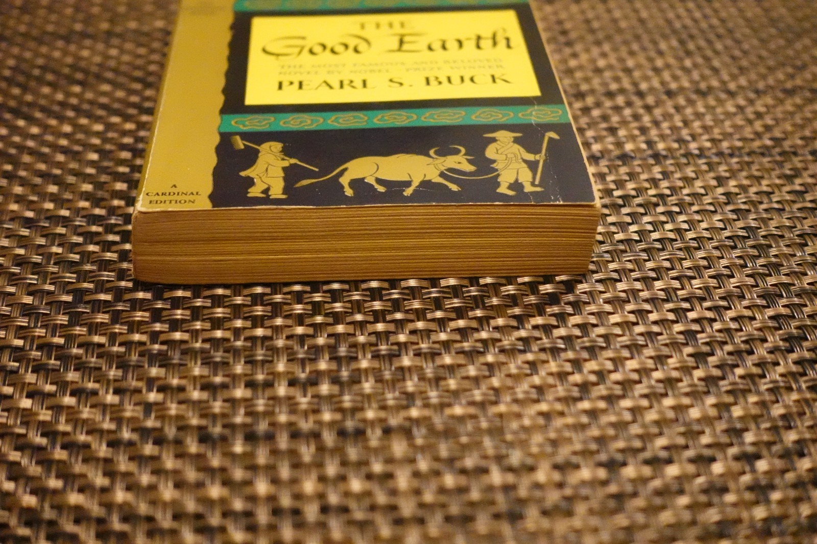 The Good Earth Classic Paperback Book by Pearl S. Buck Cardinal Edition 1960