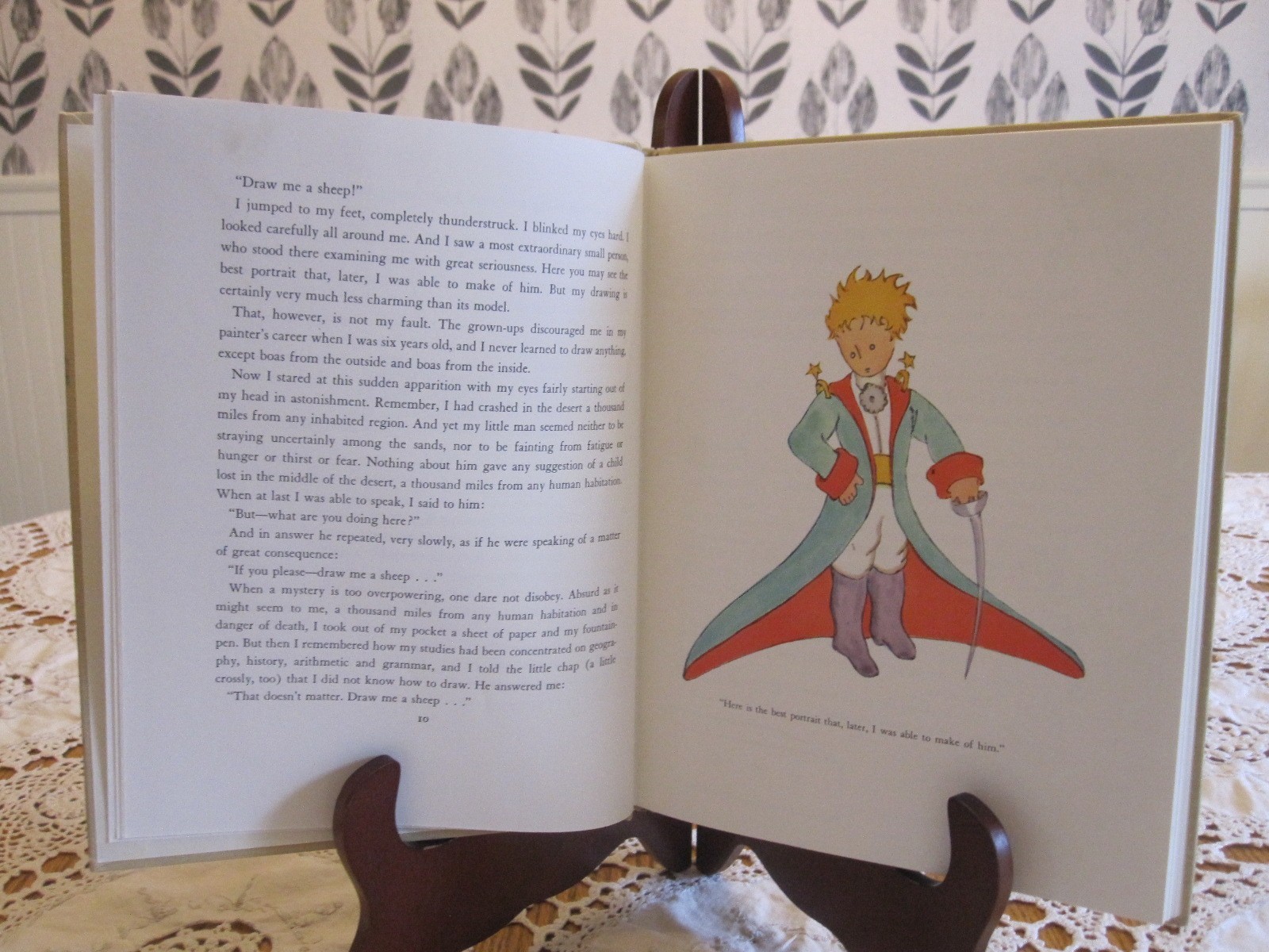 THE LITTLE PRINCE Antoine de Saint-Exupery 1943 Vintage HC