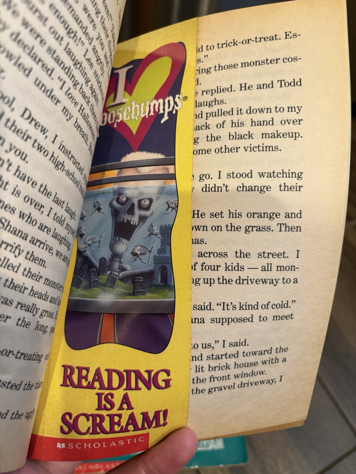 VTG Lot Of R.L. Stine Goosebumps Books- 49 Books,VHS, Postcards Bookmarks, Decal