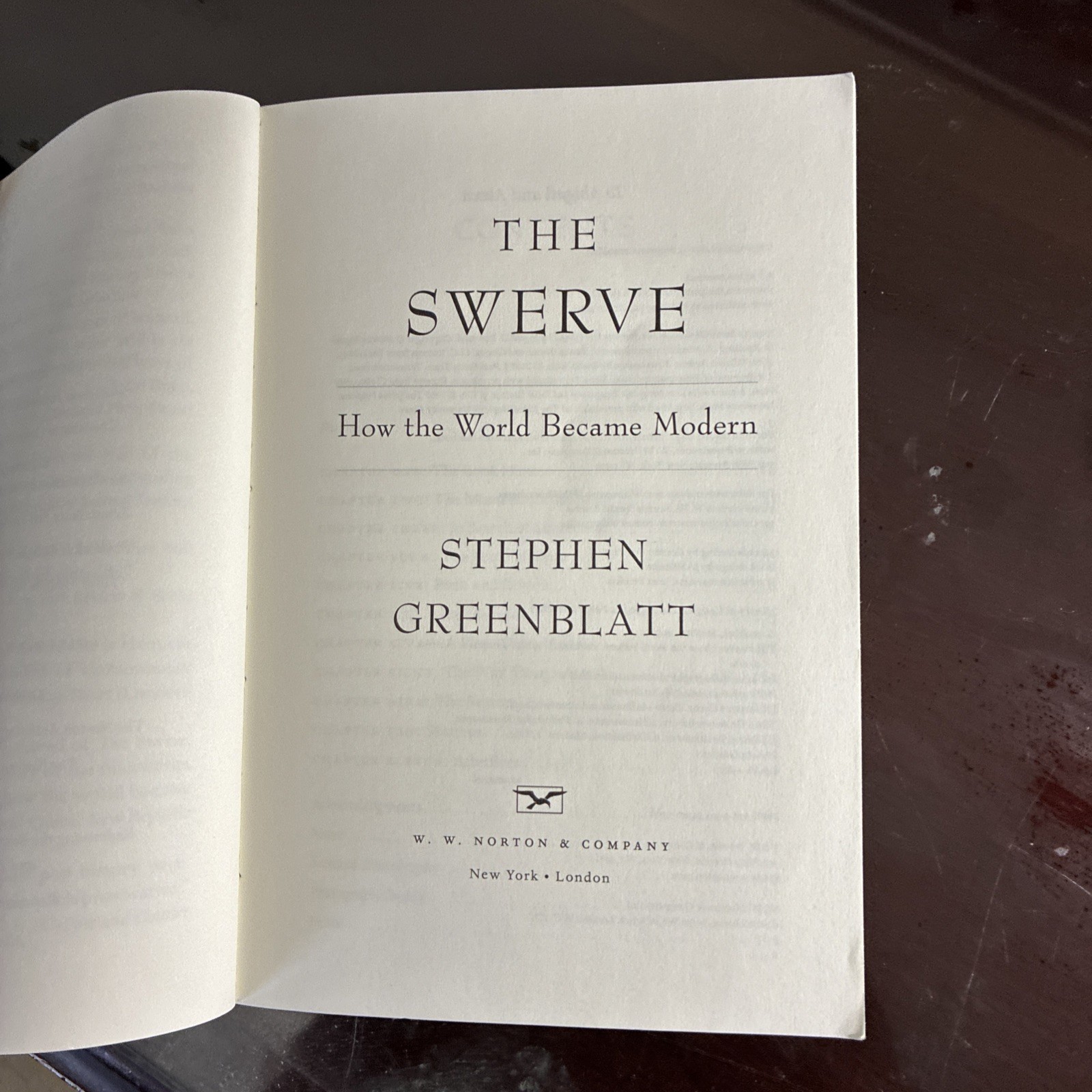 The Swerve by Stephen Greenblatt, NEW Trade Paperback, FREE SHIP