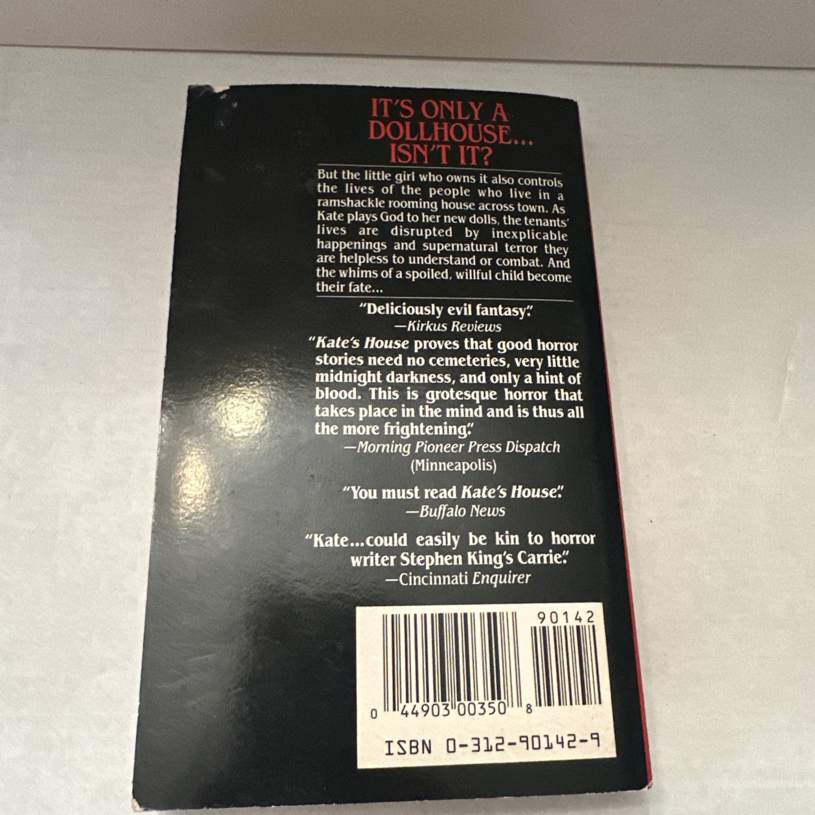 Kate’s House Harriet Waugh Horror Paperback First Printing St. Martin’s Press