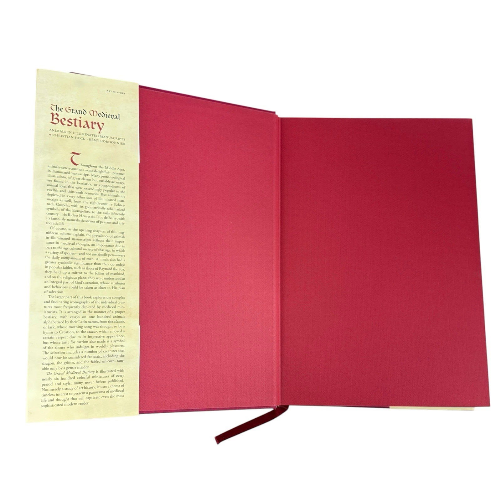 The Grand Medieval Bestiary DELUXE FIRST EDITION 2012 W/Slipcase Christian Heck