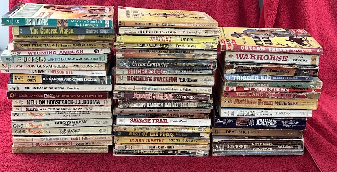 44 Western Paperback Lot Various Authors
