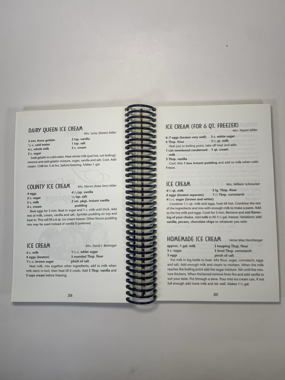 Heritage Country Harvest Cookbook Spiral Bound Recipes Amish Style