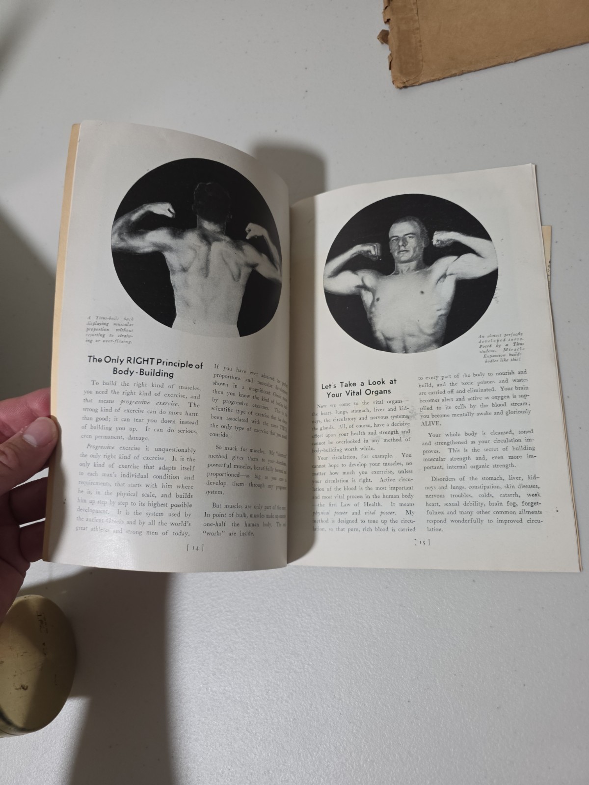 Vintage Strength Training Book And Exercises 1930s Miracle In Muscles New York