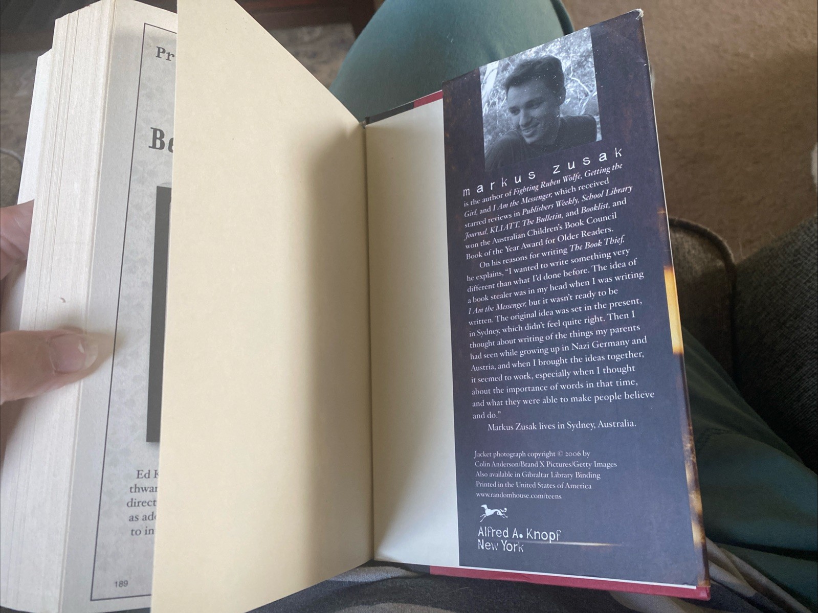 The Book Thief by Markus Zusak, HC, 2006, First American Edition, 12Th Printing