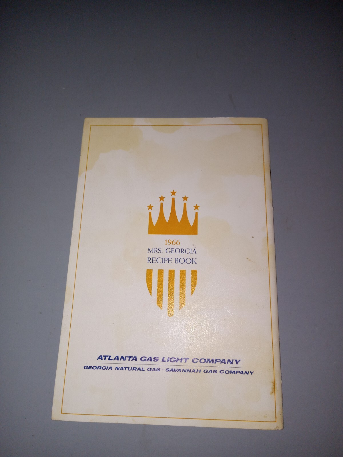 Mrs Georgia Recipe Book 1966 Paperback Cookbook 32 Pages