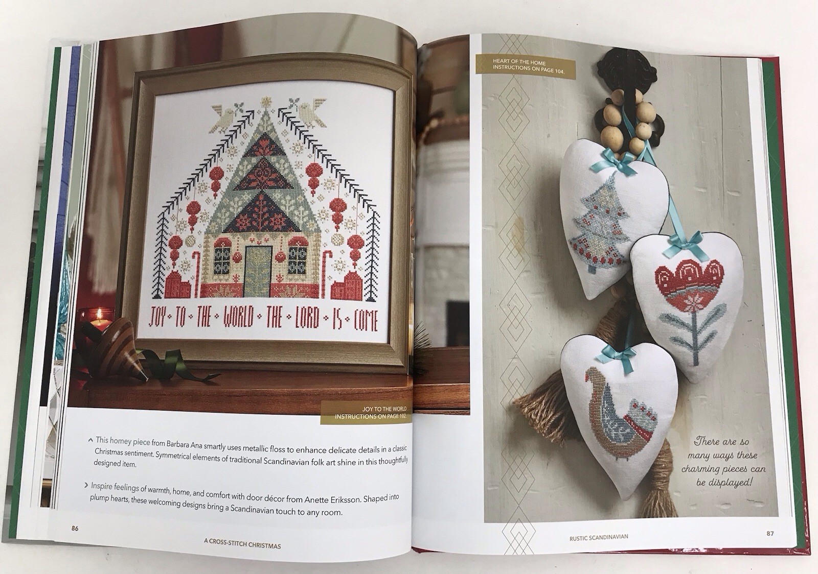 Craftways A Cross-Stitch Christmas HANDCRAFTED HOLIDAYS Patterns Plans