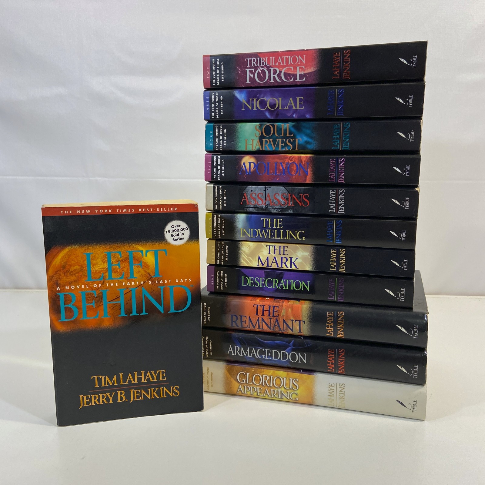 12 Volumes Left Behind Mixed Books Tim LaHaye & Jerry B Jenkins Tyndale Lot
