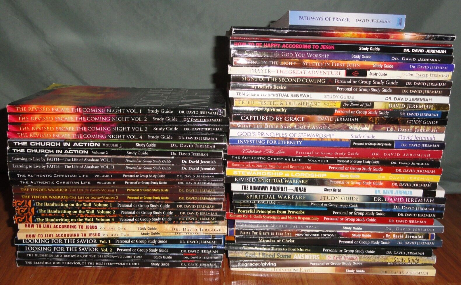 (Lot of 54) Dr. David Jeremiah PB Miscellaneous Study Guides Plus More