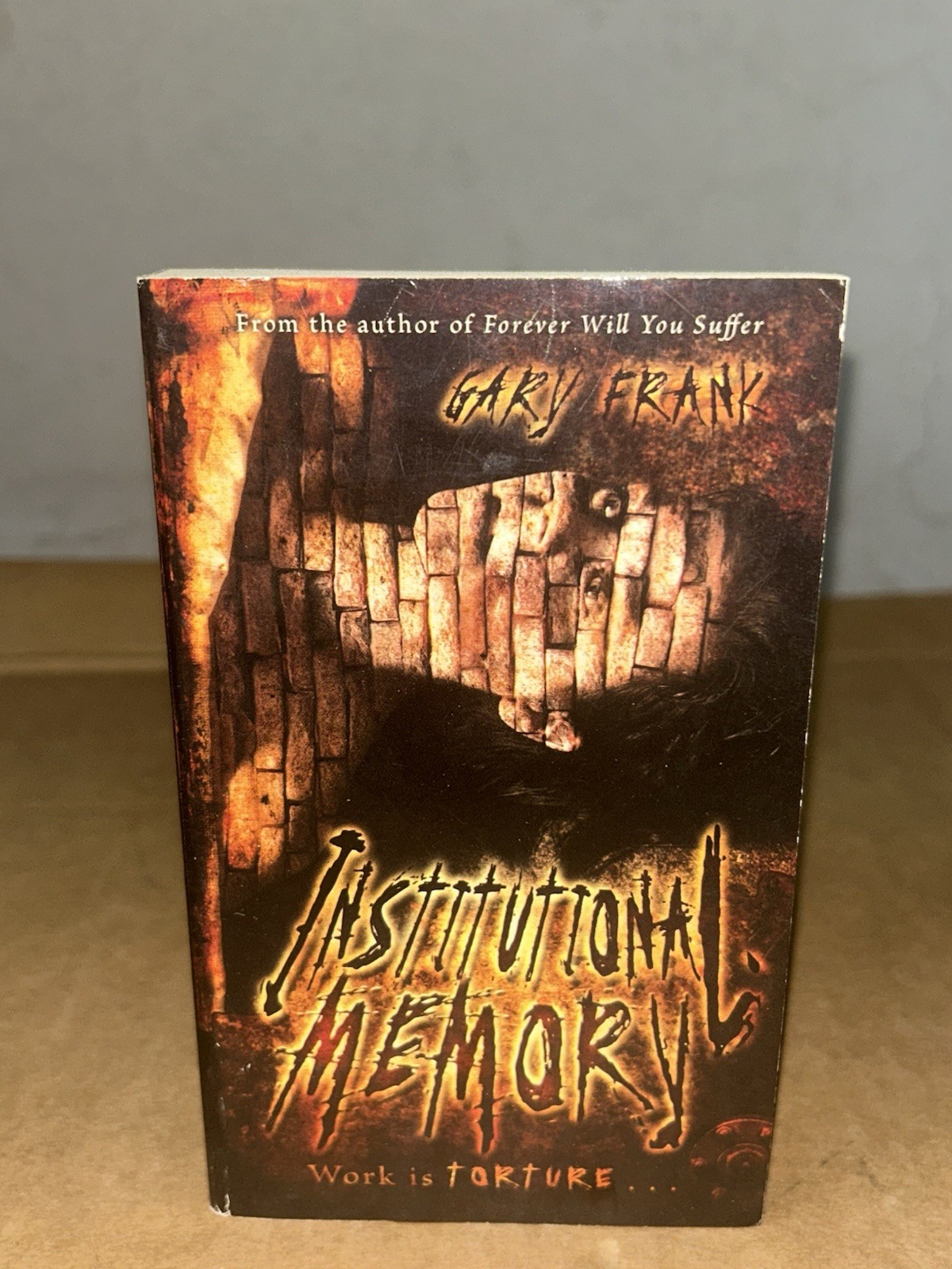2008 Institutional Memory By Gary Frank 1st Edition 1st Printing TPB Horror